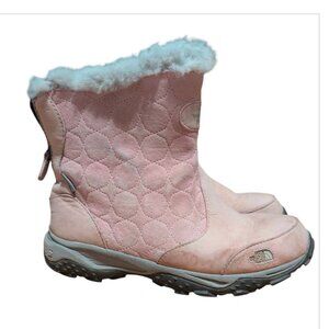 The North Face Bella Alta Women's Winter Boots Pink and White AYX825E zip up
